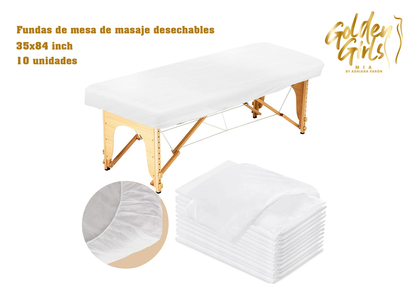 Fundas de mesa de masaje desechables en tela no tejida